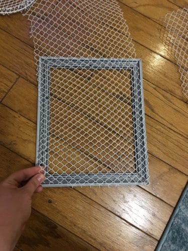 frame and wire for first step of this Dollar Tree gift