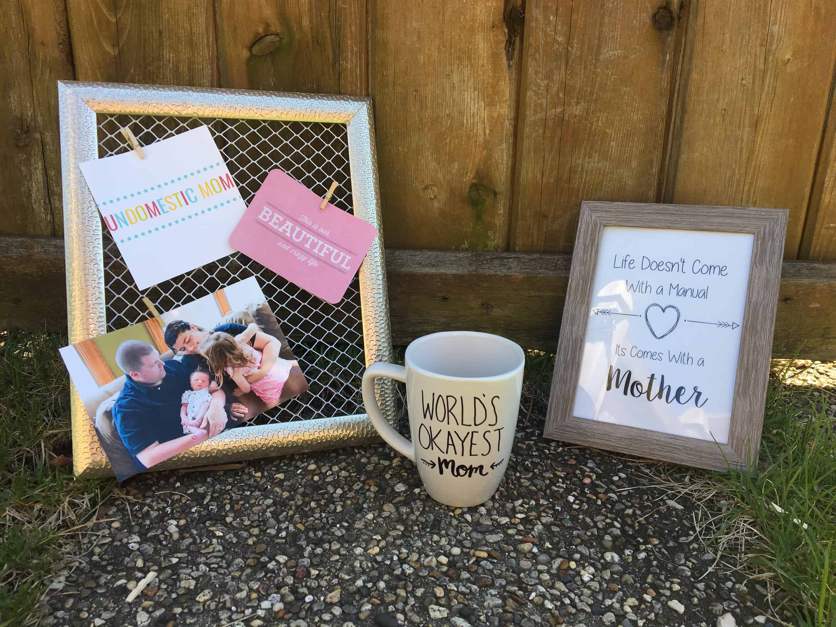 Mom Turned Upside Down Gift Mother's Day Quote Mom Present Coffee
