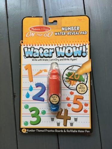 water wow activity book, a car activity for kids
