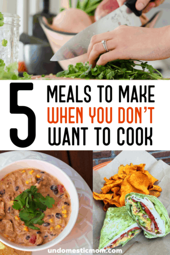 5 Meals to Make When You don't Want To Cook
