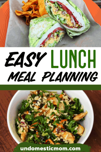 Easy Lunch Meal Planning: Wrap and Salad