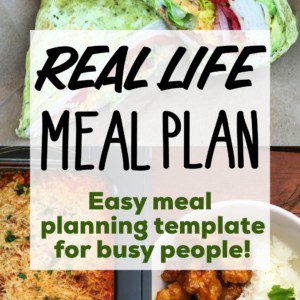Printable Meal Plan With Meal Ideas - Undomestic Mom