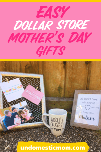 Easy Dollar Store Mother's Day Gifts