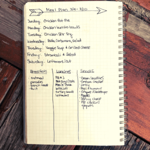 a picture of a bullet journal than can be the best planner for moms