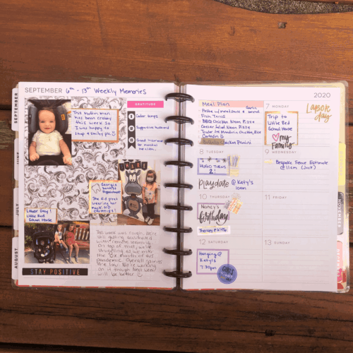 a picture of a happy planner that can be the best planner for moms